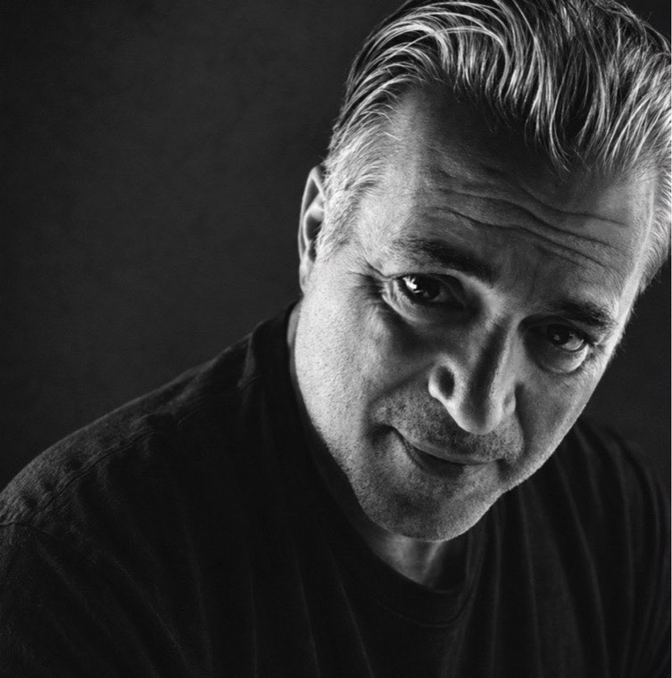Portrait of Stacy Dean Campbell in black and white.